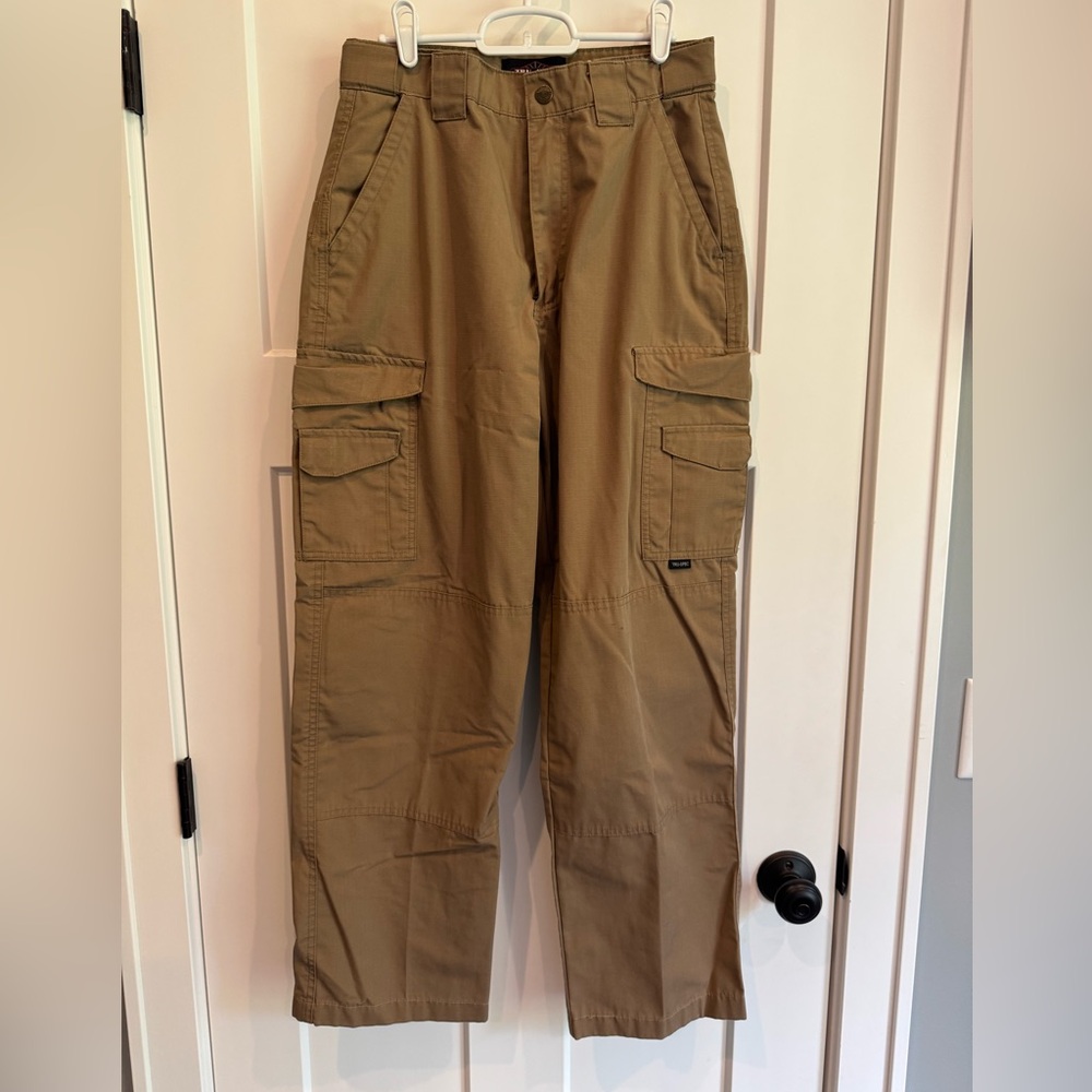 Men's Cargo Pants in Olive/Tan - Durable Utility Style